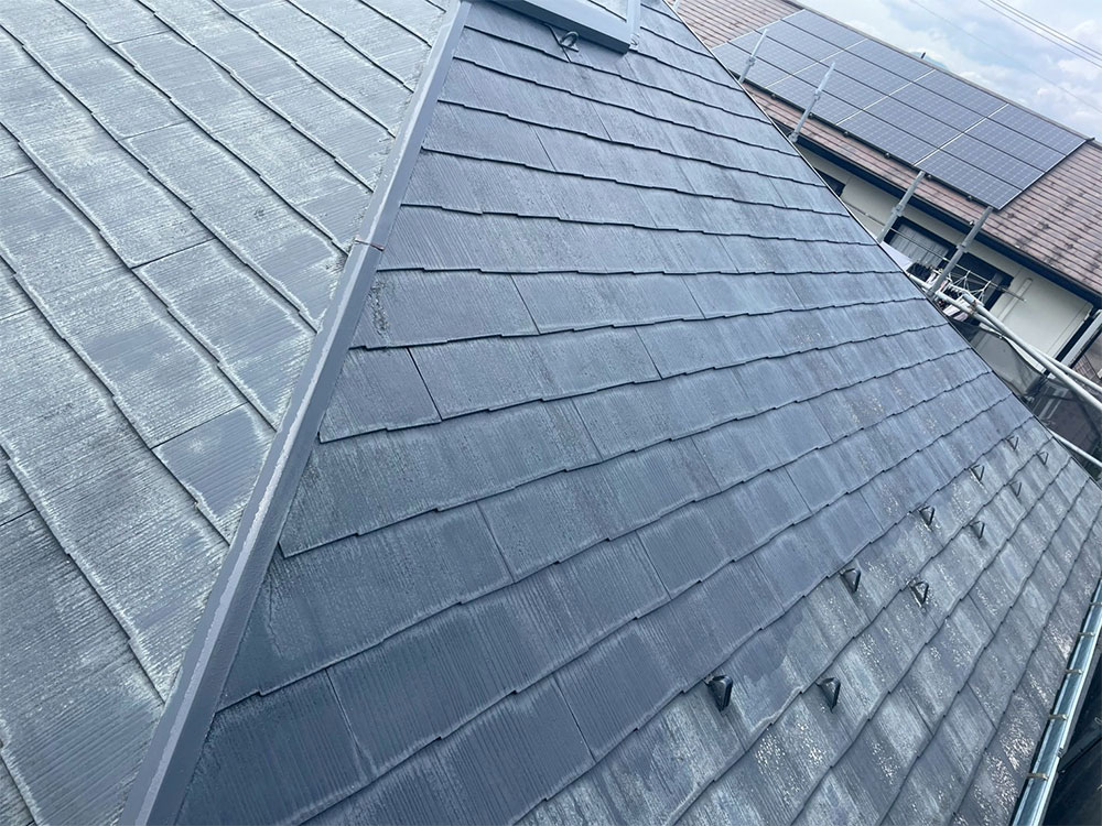 屋根下地塗装施工