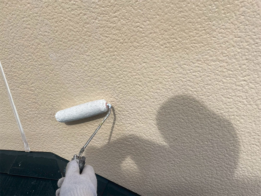 外壁下地塗装施工